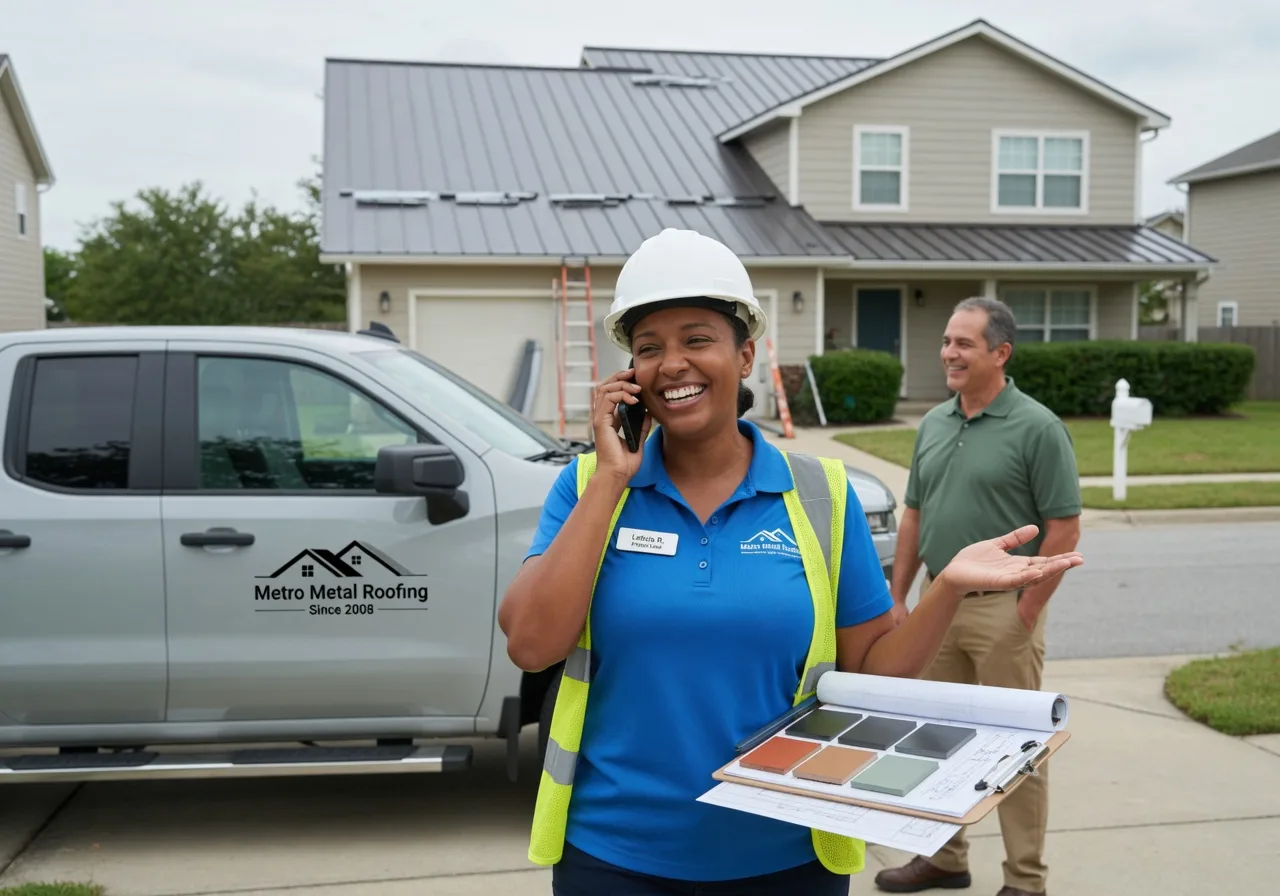 Storm Damage Metal Roof Repair in Woodland, MS